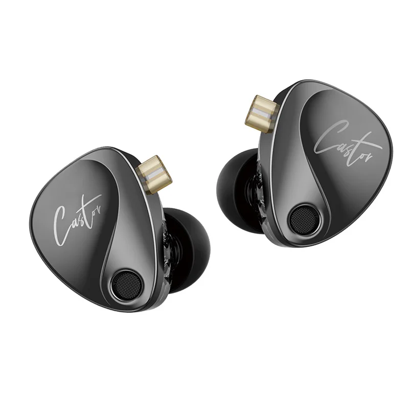 Nový KZ Castor v uši Hifi slúchadlá 2DD Dynamic High-end laditeľná vyvážená prípojka Slúchadlá monitorovať slúchadlá Zrušenie slúchadiel