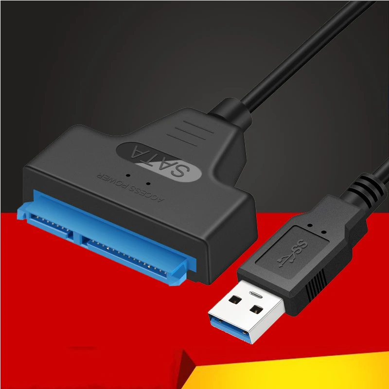 Nový kábel USB 3.0 SATA 3 SATA na USB adaptér až do 6 GBPS podpora 2,5 palca Externý SSD HDD Pevný disk 22 PIN SATA III kábel