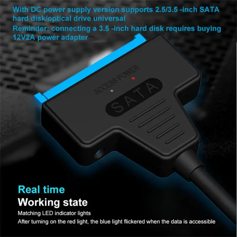 Nový kábel USB SATA 3 SATA na USB 3.0 Adaptér až do 6 GBPS podpora 2,5 palca Externý SSD HDD Pevný disk 22 PIN SATA III A25 2.0