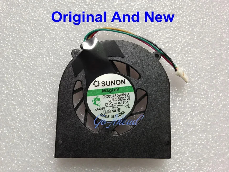 Nový laptop CPU Cooling Cooler Ventilátor pre Dell Latitude XT XT1 XFR XFR Tablet DP/N 0W963J 0K744H pre Sunon GC054509VH-A DC 5V 0,195A