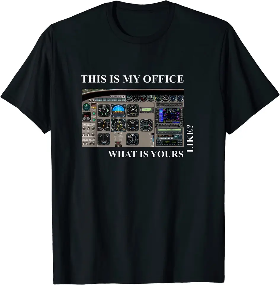 Nový limitovaný letecký pilot tričko Cessna 172 kokpit s 3xl