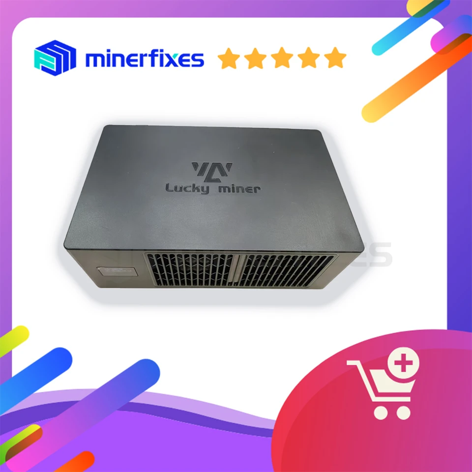 Nový Lucky Miner LV08 Bitcoin Miner Mining Machine BTC Miner Crypto Miner Solo Miner BCH BSV DGB 4./S SHA256 BM1366 ASIC MINER