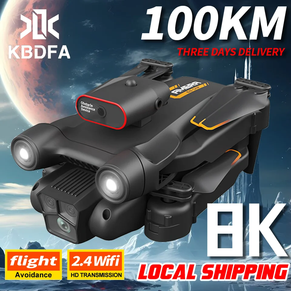 Nový M17 max Dron 8K Professinálny optický tok DRON TRON HD CAMERA SKLADA RC HELICOPTER WIFI FPV Hold Hold Sell LED 5000M