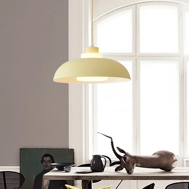 Nový makarón UFO Lamp Bar pult spálňa lôžko kaviarne reštaurácia luster jedáleň svetlá