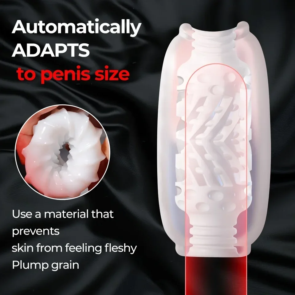 Nový masturbátor pohár vreckovej kundičky Pánske pohlavné hračky simulované vagína Anal Flesslight Stimuluje penis predlžovač glans tréner sexy dospelý dospelý dospelý dospelý dospelý