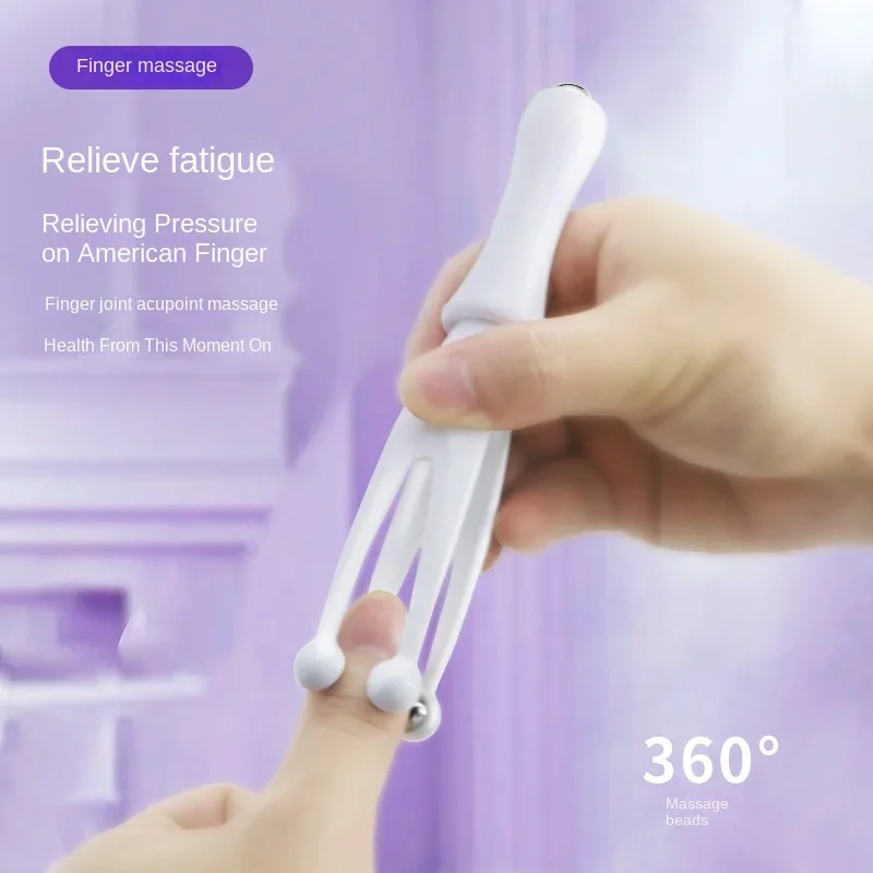 Nový masáž prstom 360 stupňov Rolling Steel Massage Health Care Tools