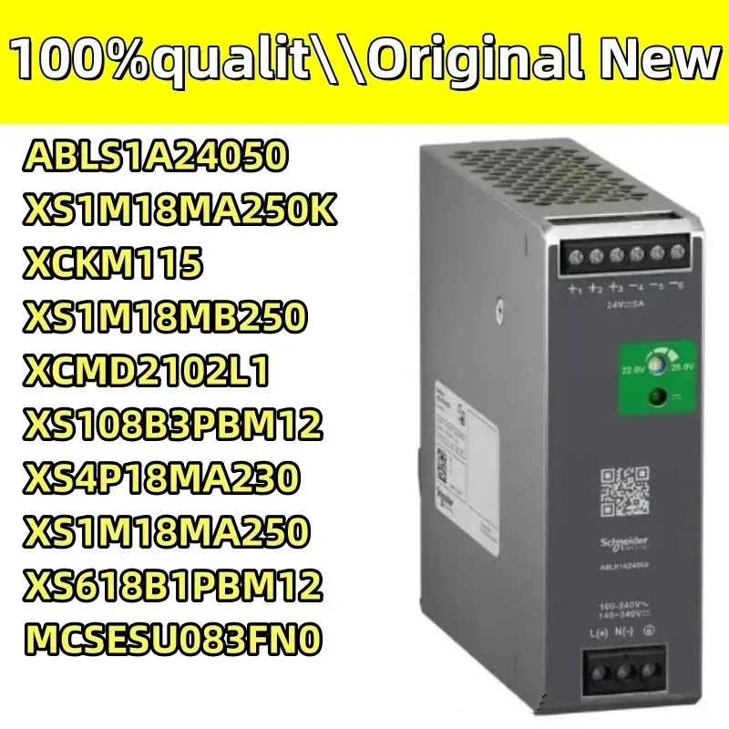 Nový McSesu083FN0 XS618B1PBM12 ABLS1A24050 XS1M18MA250K XS4P18MA230 XS1M18MA250 XS1M18MB250 XCKM115 XCMD2102L1 XS108B3 XS108B3