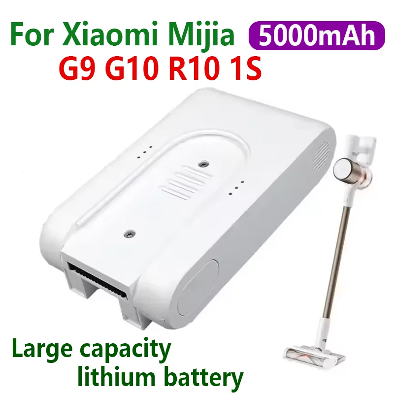 Nový Mijia Dreame G9 G10 1S R10 Bezdrôtový vysávač Originál 25,2V 3,0AH/4,0AH/5000 mAh/Nabíjateľné balenie lítium -iónových batérií