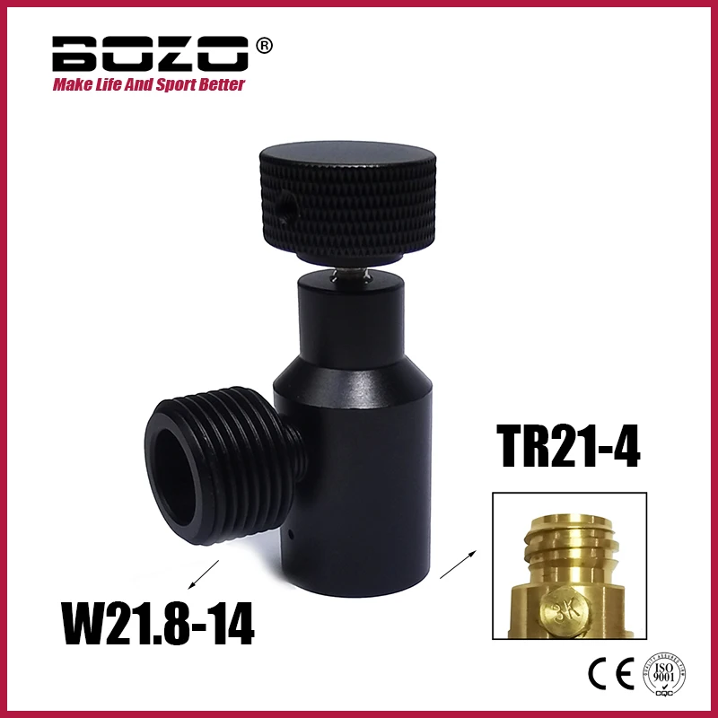 Nový model Soda Water Co2 Cylinder Refill Adapter Connector Connector Regulator Tank Aquarium Homebrew TR21-4 až W21.8-14