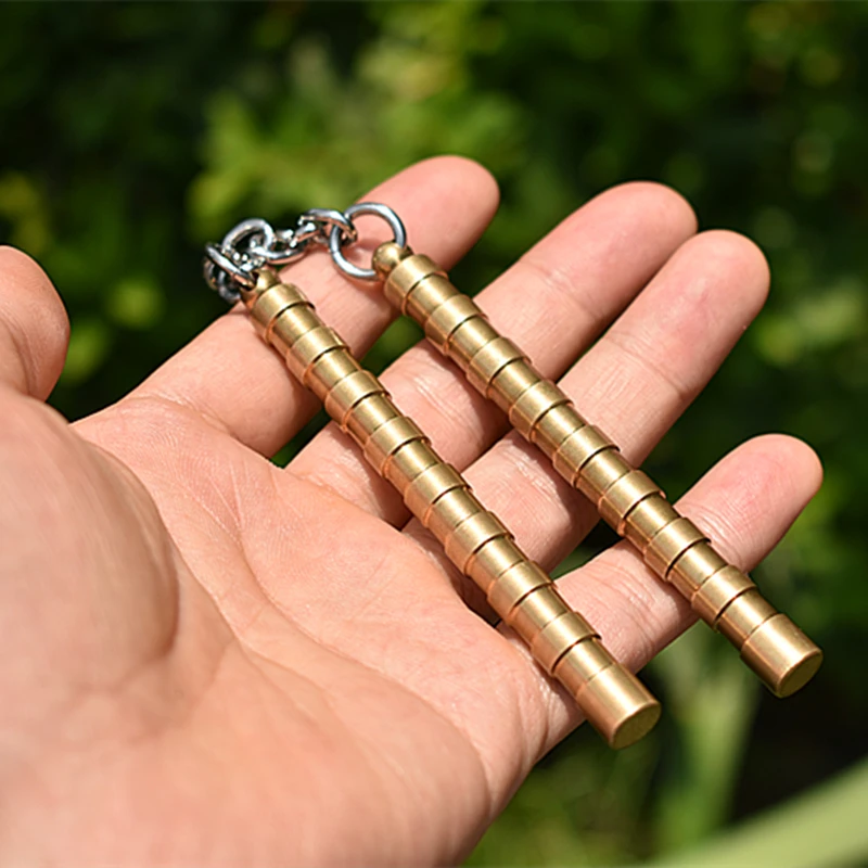 Nový mosadz pľuzgieri hračky hračky ruky nunchakus prsty