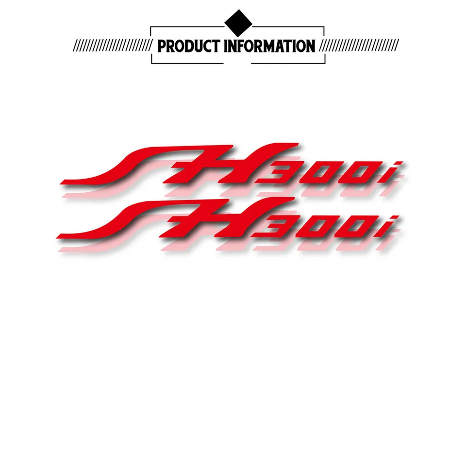 Nový motocykel Car Bicycle Wheel REFLETICKÁ VODNOSŤ STRÁNKA LOGO DECAL LOGE pre HONDA SH 300I 300 I I FH 300I