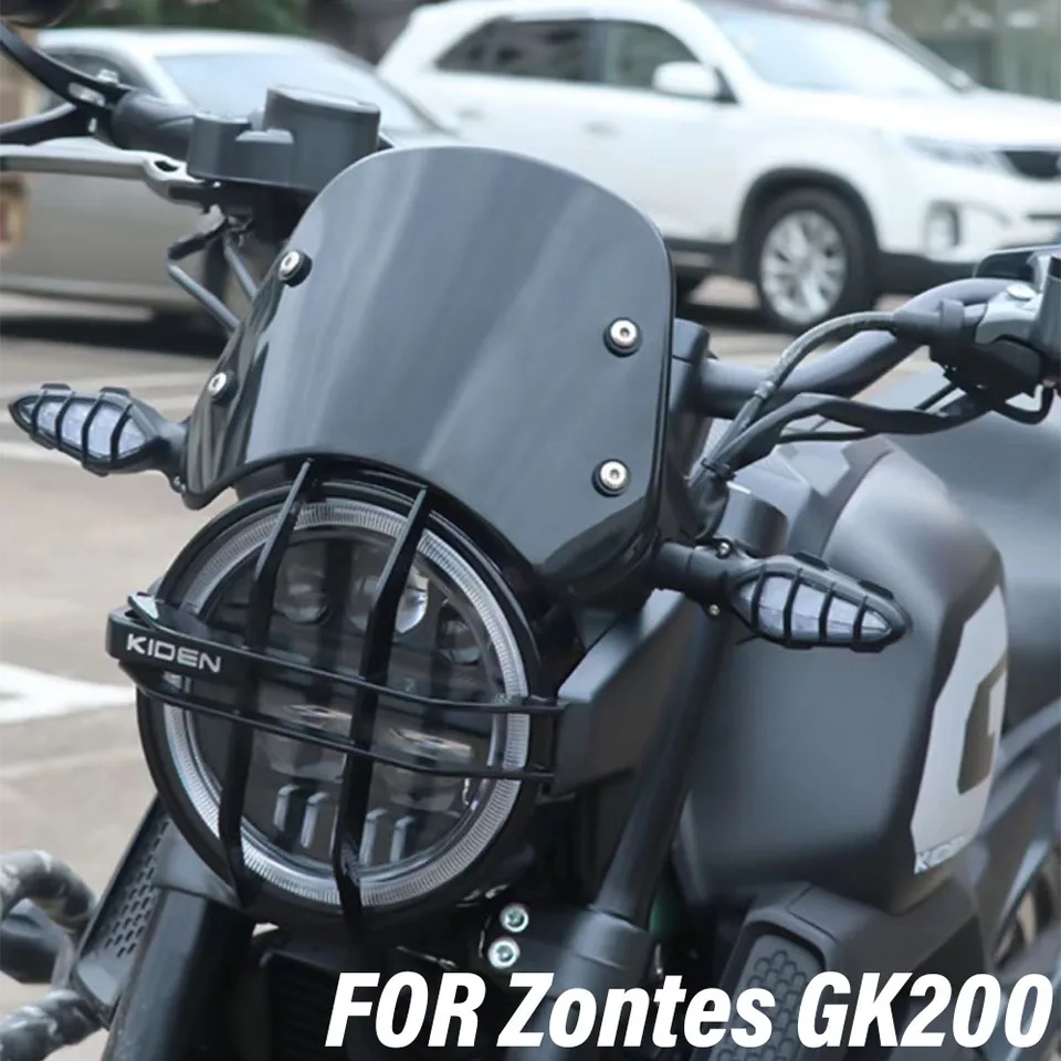 Nový motocykel Fit Fit Zontes GK200 200GK GK 200 GK 200 Protect Shield Lampsade pre Zontes GK200 200 GK GK 200