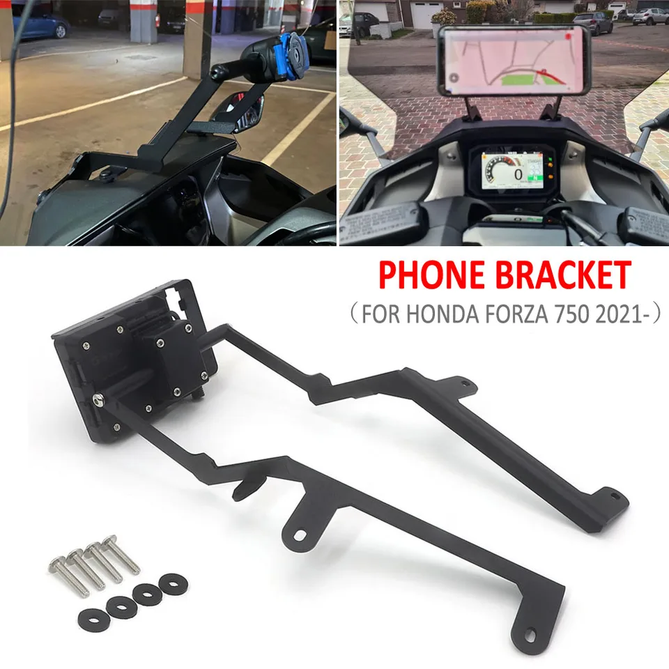 Nový motocykel mobilný telefón GPS montáž bezdrôtové nabíjacie nabíjacie dosky stojanová doska pre honda NSS750 NSS 750 2021