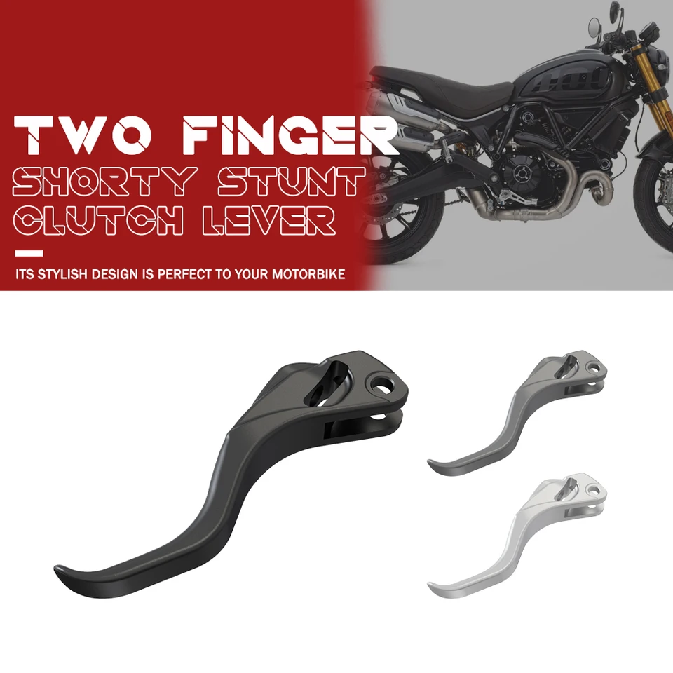 Nový motocykel pre Ducati Scrambler 1100 Dark Sport Pro Two Finger Shorty Stunt Clutch Páka Špeciálna pocta 2018-2023 2019 2020