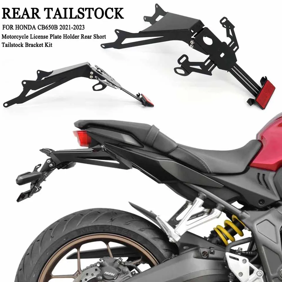 Nový motocykel zadný krátky chvost držiak poznávacej značky Tailstock Držiak pre Honda CB650R CB 650 R CB 650R 2021 2022 2023