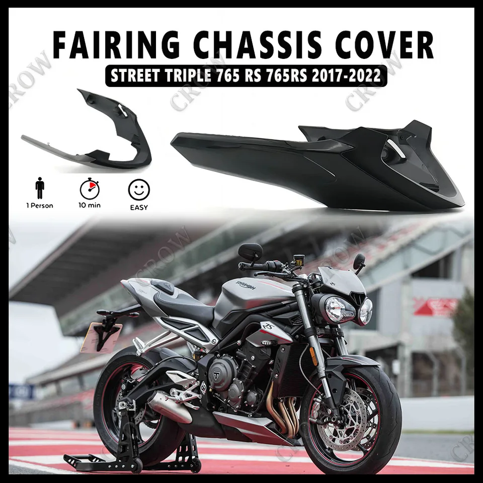 Nový motocyklový príslušenstvo Časti Motor Podvozok pokrývajúce ochrankyňu Bellypan Fairing Protector pre Triumph Street Triple 765 Rs 765RS 2017-2022