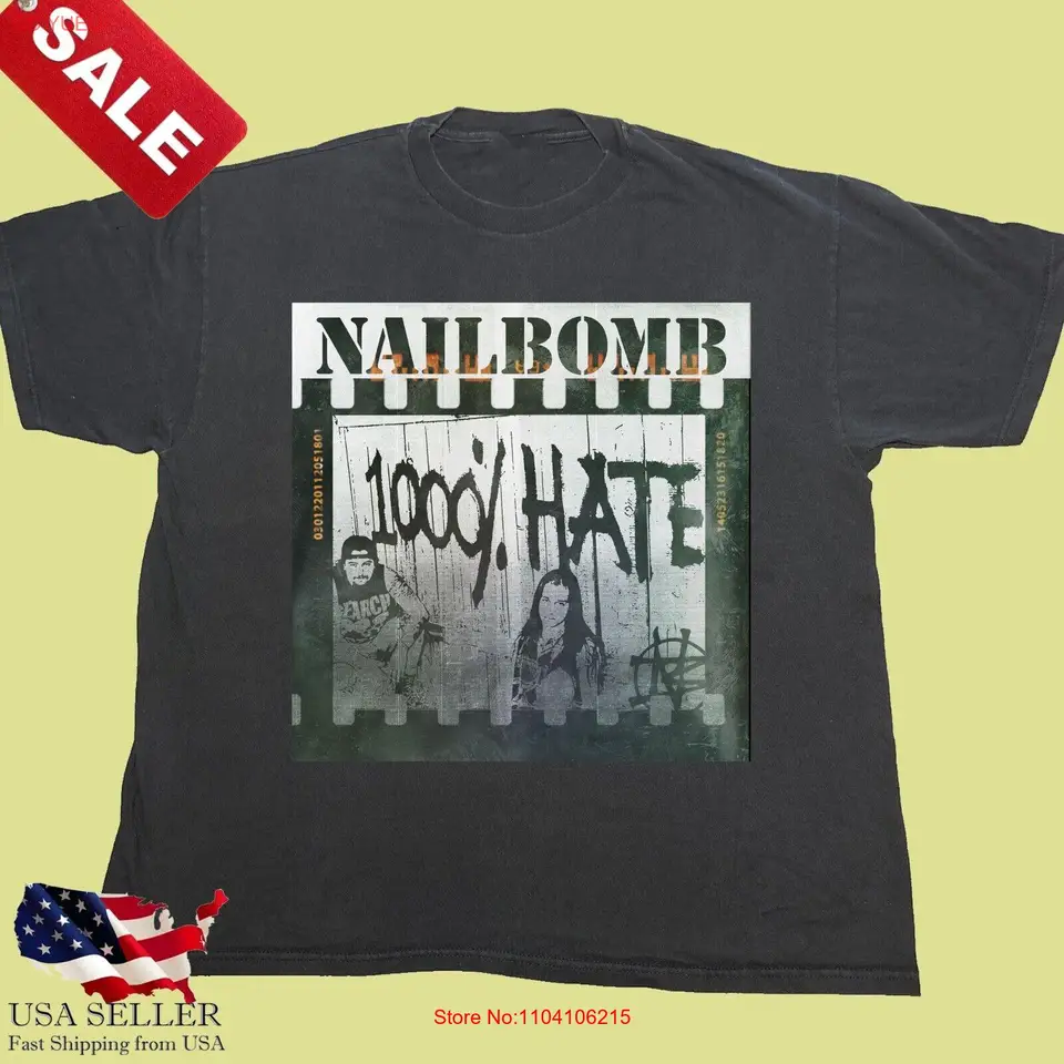 Nový nailbomb 1000% nenávistný darček pre fanúšikov Unisex S-5XL košeľa DN07
