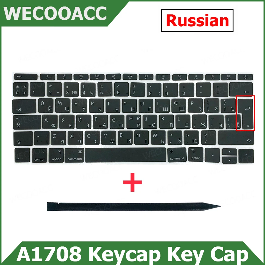 Nový notebook A1708 Klávesové klávesy Keycap pre Apple MacBook Pro Retina 13 