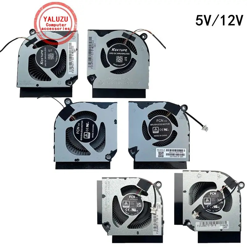 Nový notebook CPU GPU chladiaci ventilátor pre ACER AN515-45 AN515-46 AN515-55 AN515-56 AN515-57 AN515-58 AN517-41 AN517-52 AN517-55 AN17-41