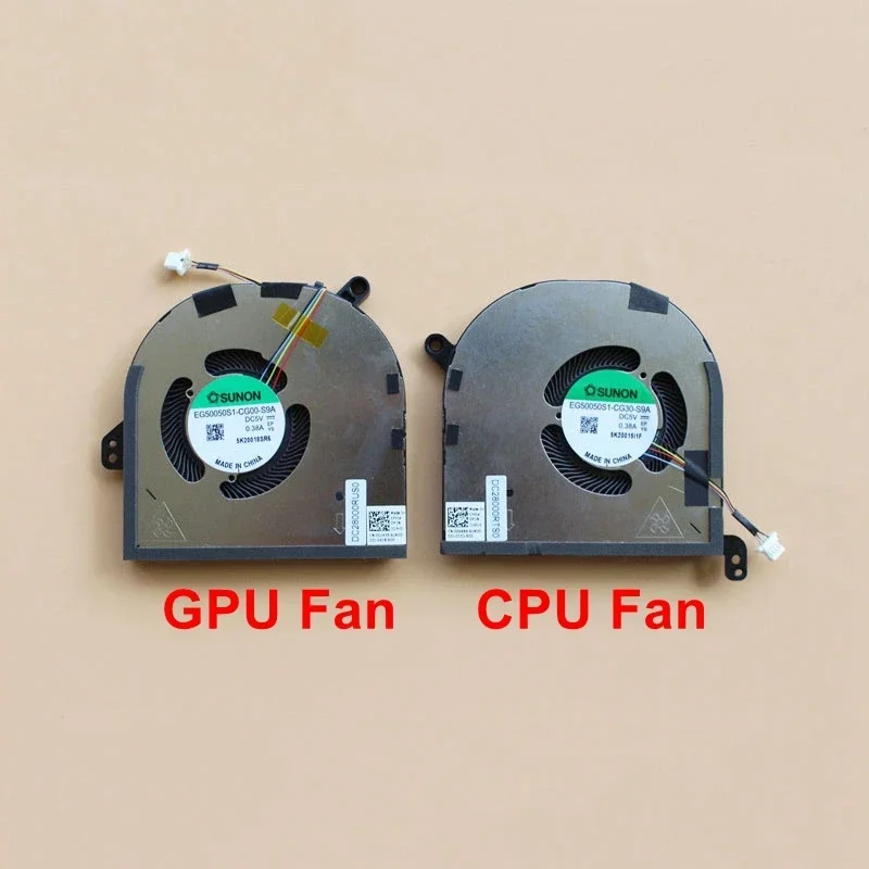 Nový notebook CPU GPU chladiaci ventilátor pre Dell Precision 5550 XPS 15 9500 COOLER EG50050S1-CG30-S9A EG50050S1-CG00-S9A CN-0DJH35 009RK6