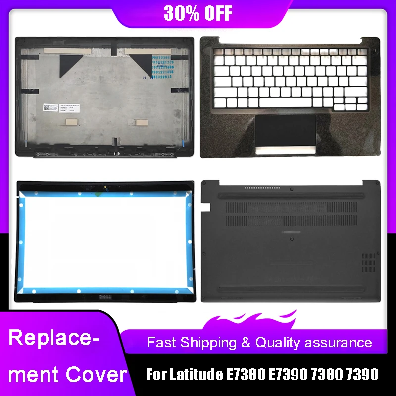 Nový notebook LCD zadný horný kryt pre Dell Latitude E7380 E7390 7380 7390 predný ráme