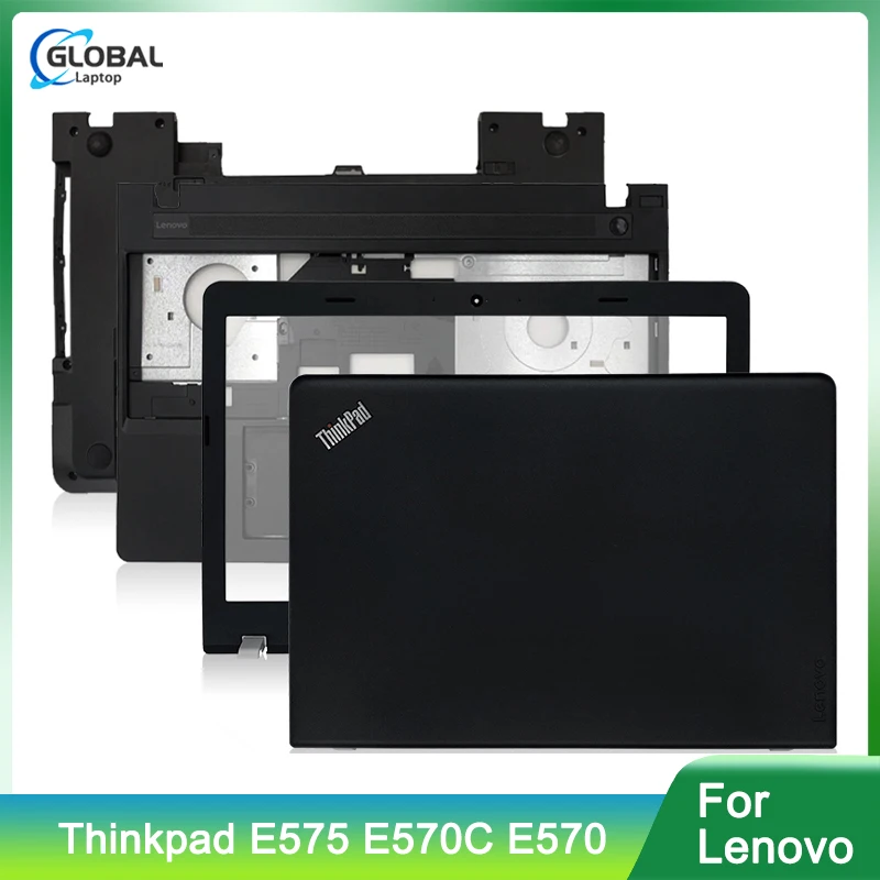 Nový notebook pre Lenovo ThinkPad E570 E575 E570C LCD zadný kryt predného rámu Palmrest Spodné puzdro vrchný puzdro AP11P000100 01EP120