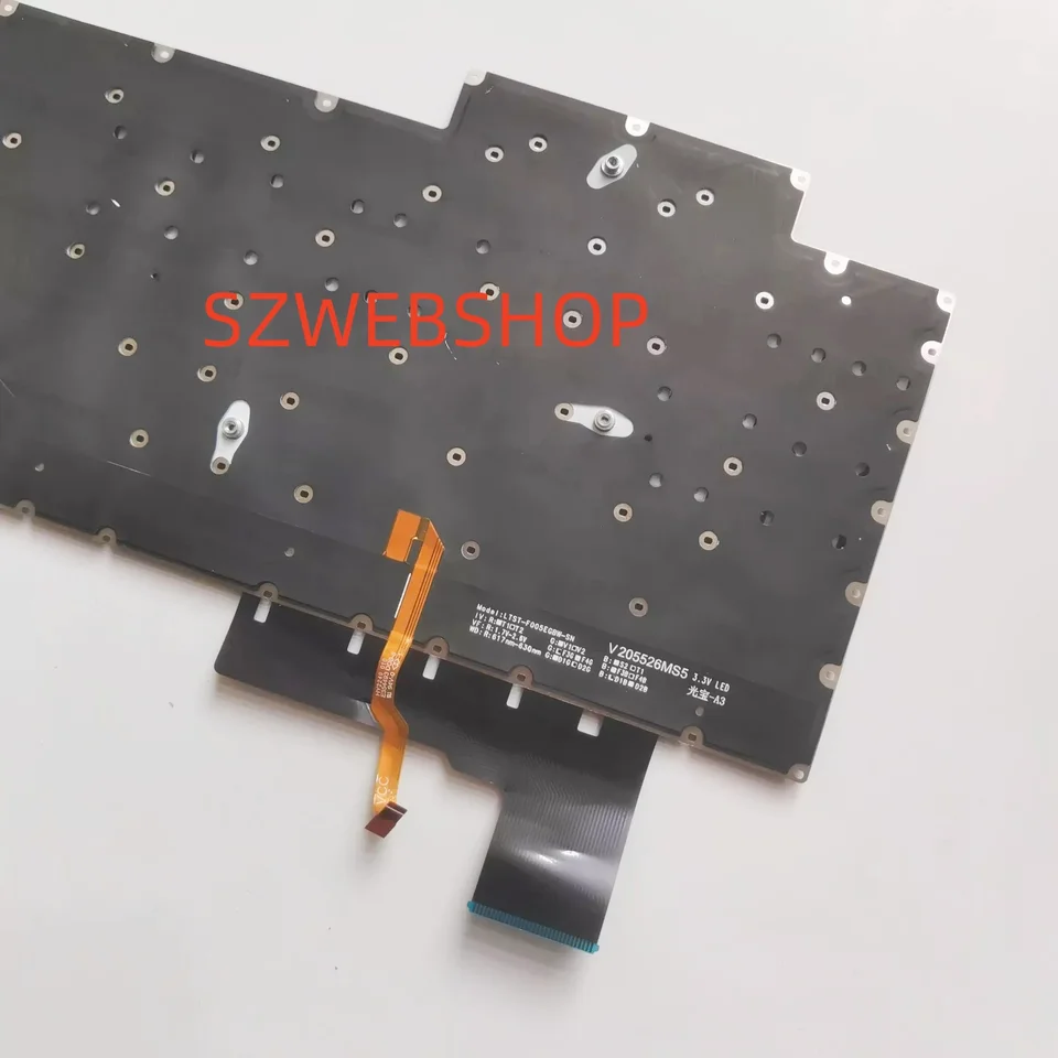 Nový notebook US Bull Keybaord pre Asus Rog Zephyrus G16 M16 GU604 GU604V GU604VI GU604VY GU604VZ 2023 6037B0243401 Klávesnica