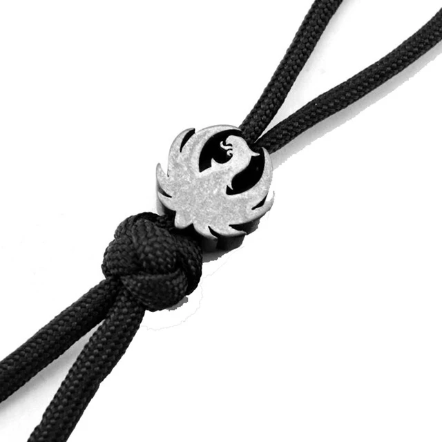 Nový nôž DIY Knife Mosadz Lanyard Pendant -Phoenix Bead (CNC Crafts) 0,216 