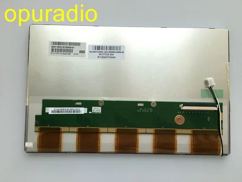 Nový originálny displej AUO 7inch LCD displej C070VW02 V0 Panel pre obrazovku pre Roewe 550 Peugeot 508 CAR GPS LCD Monitor Doprava zdarma