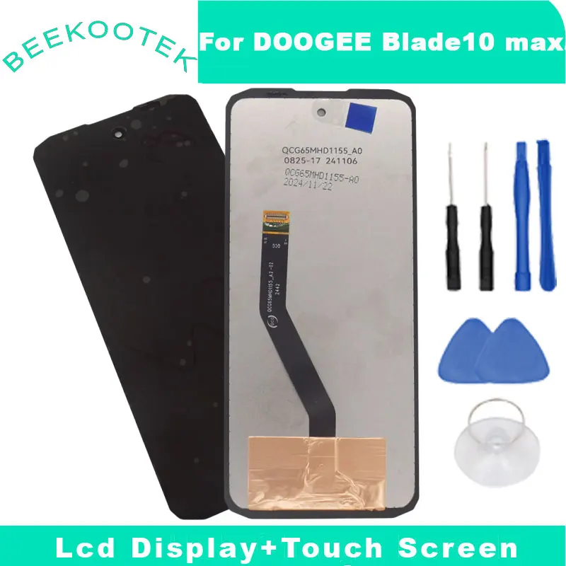 Nový originálny doogee doogee blade10 max LCD displej dotykovej obrazovky Digitalizátor Doplnky pre doogee Blade 10 Max Smart Phone