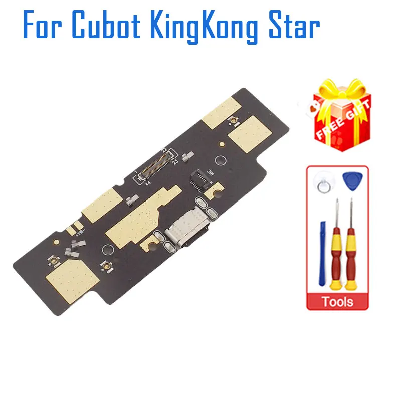 Nový originálny kubpot King Kong Star USB Board Base Base Dock Dock nabíjanie port dosky Opravy príslušenstva pre chytrý telefón Cubot Kingkong Star