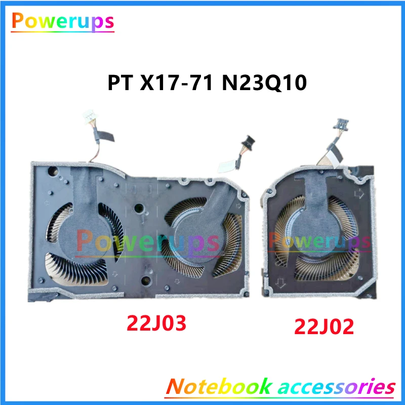 Nový originálny notebook CPU/GPU Cooler ventilátor pre Acer Predator Traitor 17 X PTX17-71 N23Q10 RTX4090 Delta ND85C53-22J02 ND85C5C54-22J03