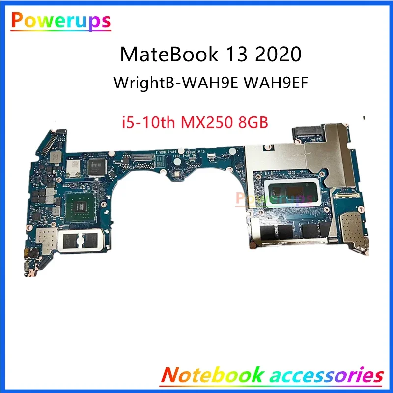 Nový originálny notebook/notebook Hlavná základná doska pre Huawei Matebook 13 2020 WrightB-Wah9e-WrightB Wah9ef I5-10210U MX250 8 GB