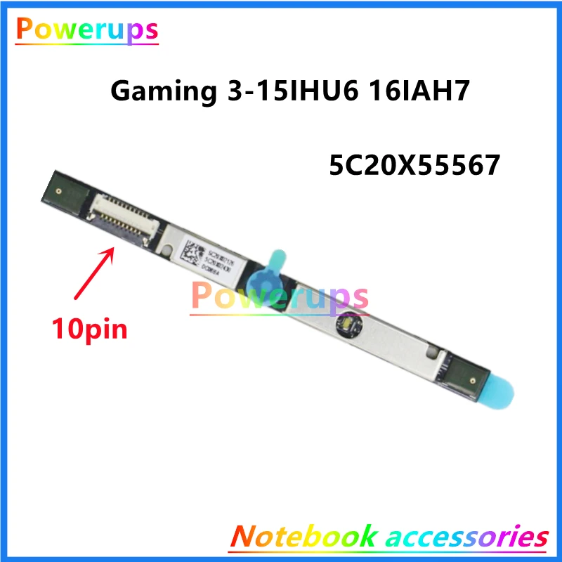 Nový originálny notebook Webcam/Camera pre Lenovo IdeaPad Gaming 3-15ihu6 ACh6 16iah7 15ALC 82K1 82K2 5C20X02126 5C20X55567 10PIN