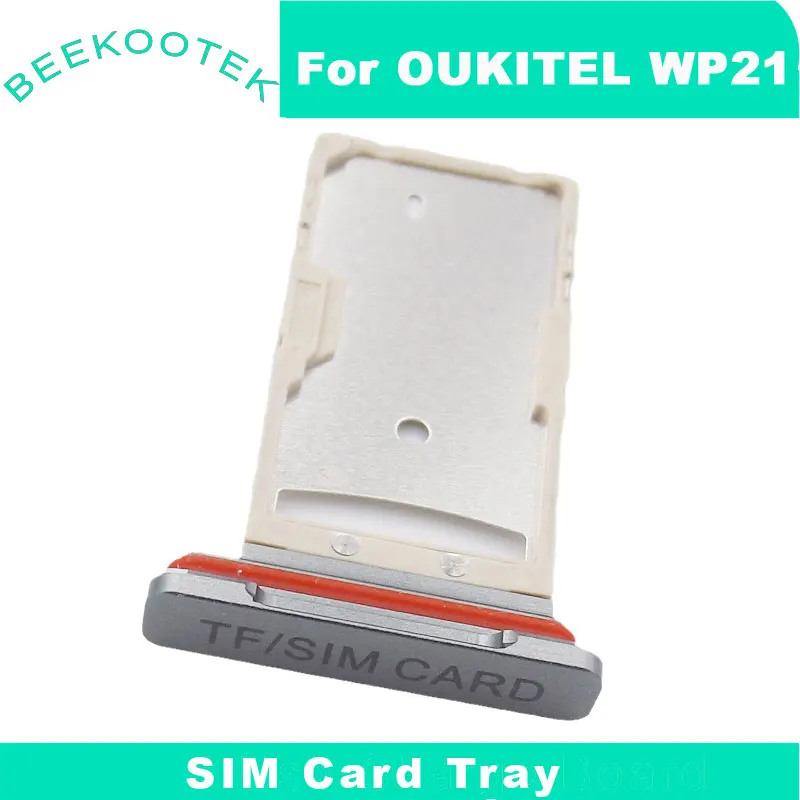 Nový originálny OUKITEL WP21 WP21 Ultra SIM Držitie karty Držiteľ karty Slot Slot Slot Apressory for OuKitel WP21 Smart Cilop Phone