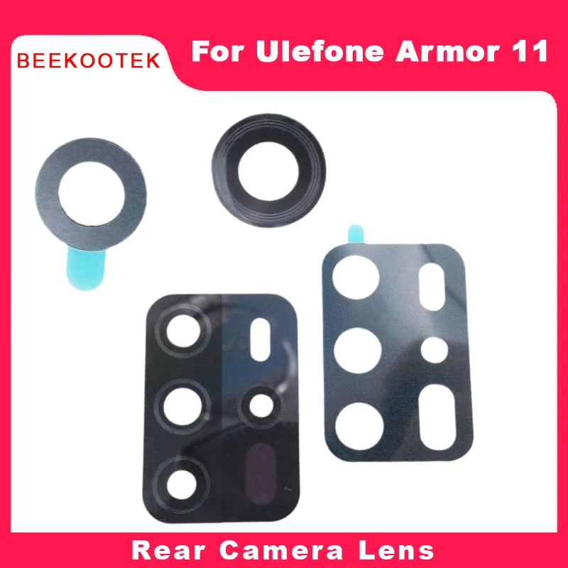 Nový originálny Ulefone Armor 11 Telefón Hlavná zadná zadná kamera objektív sklenená pena pre objektív zadnej kamery pre Ulefone Armor 11 5G telefón