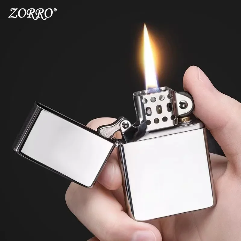 Nový originálny zorro petrolej ľahší retro kreatívna osobnosť puzdro na vetru cigaretu petrolejový priateľ darčeková krabica
