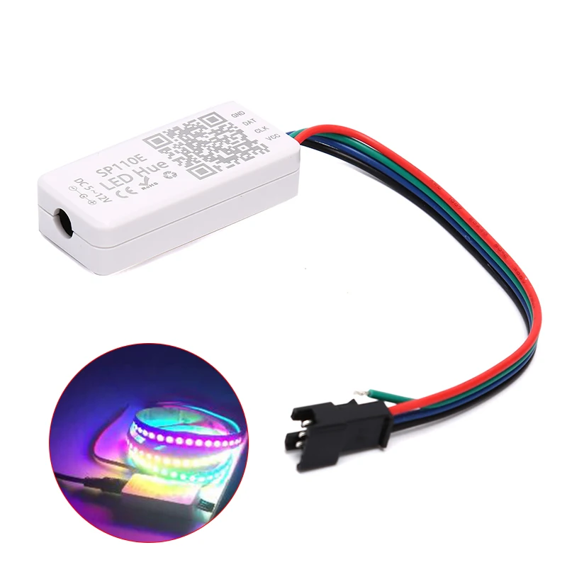 Nový ovládač LED DC5-12V SP110E pre Strip 5,4 cm*2,4 cm*1,3 cm