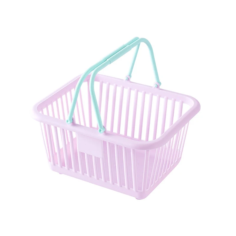 Nový plastový organizátor Basket Organizátor prenosné nákupné skladovacie skrinky Sundries Sundries Toy Fruit Organizátor Organizátor domáce skladovacie koše