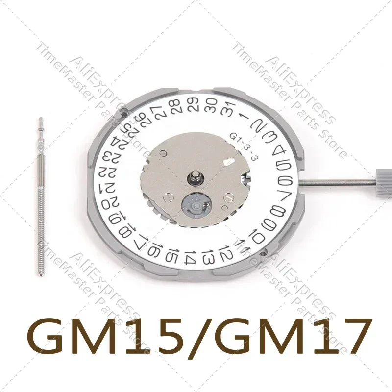 Nový pohyb GM15 Electronic Quartz GM17 Dva ruky hodinové príslušenstvo