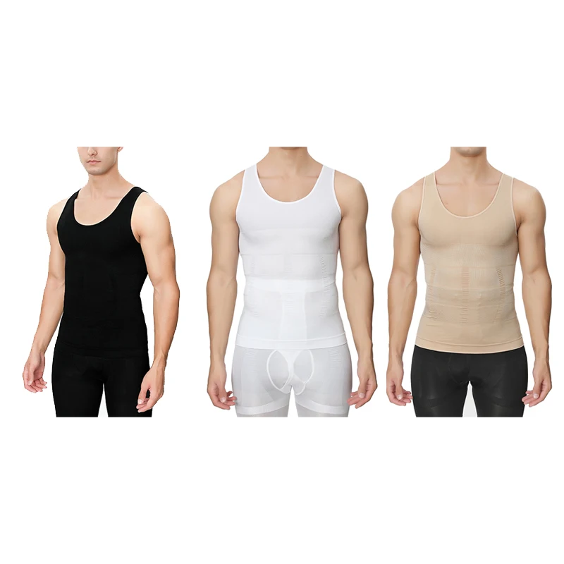 Nový pot absorbujúci telo formujúci športový korzet vesta Zlákanie vesty Pánske spodná bielizeň Cincher Cincher Corset Belly Body Shapewear