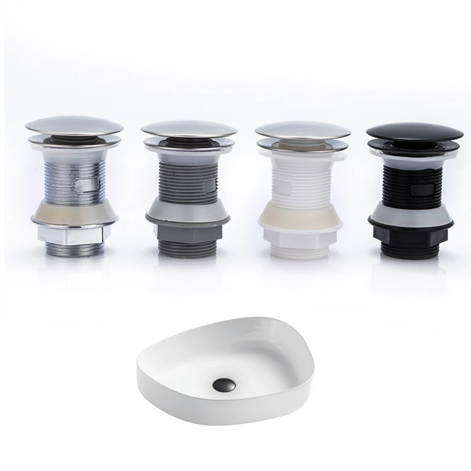Nový PP Basin Drain kúpeľňový umývadlo vyskakovacie umývadlo Push Open Open Waste Filter Set Set Set Black Washbasin Hose Adsessory Renovácia