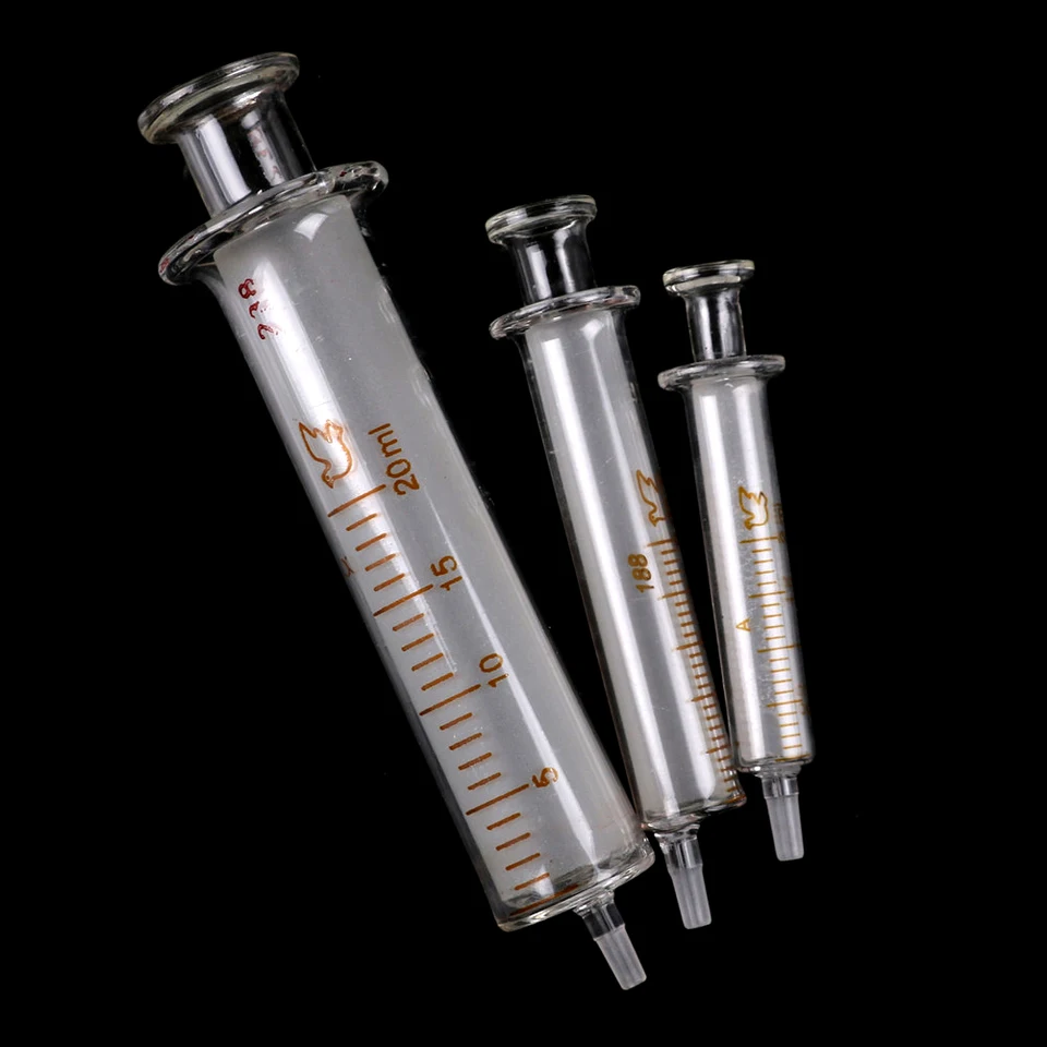 Nový predaj 2 ml 5 ml 10 ml 20 ml sklenené injekčné injektorové vzorkovacie vzorky Dávky s atramentovým chemickým liekom