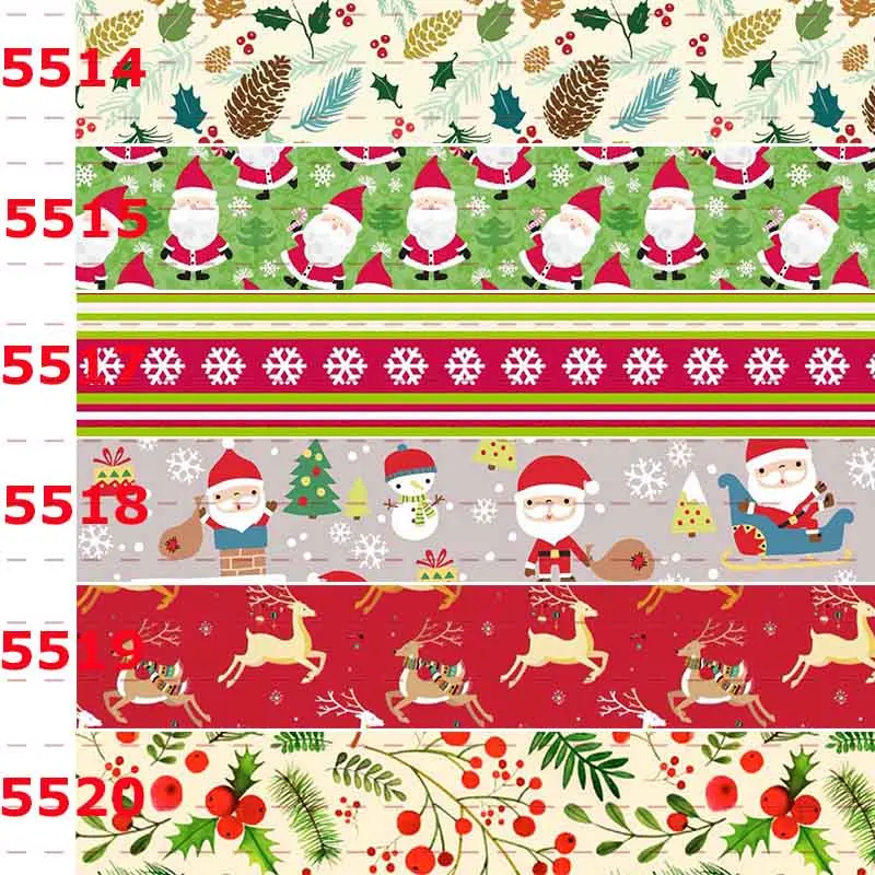 Nový predaj 50 yardov Veselé Vianoce potlačené Grosgrain Snowman Ribbon