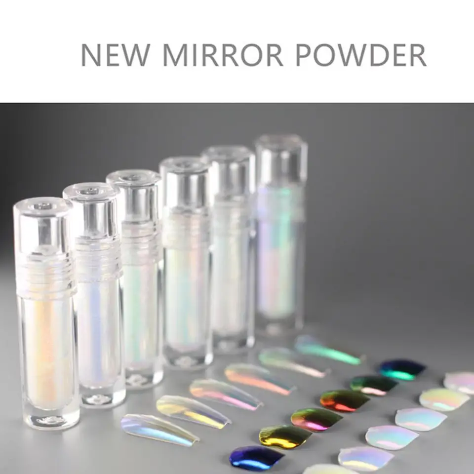 Nový produkt Kvapky Kvapalina Kúzlo prášok Liquid Moonlight Pigment Chrómové zrkadlo Liquid nechty dekorácia