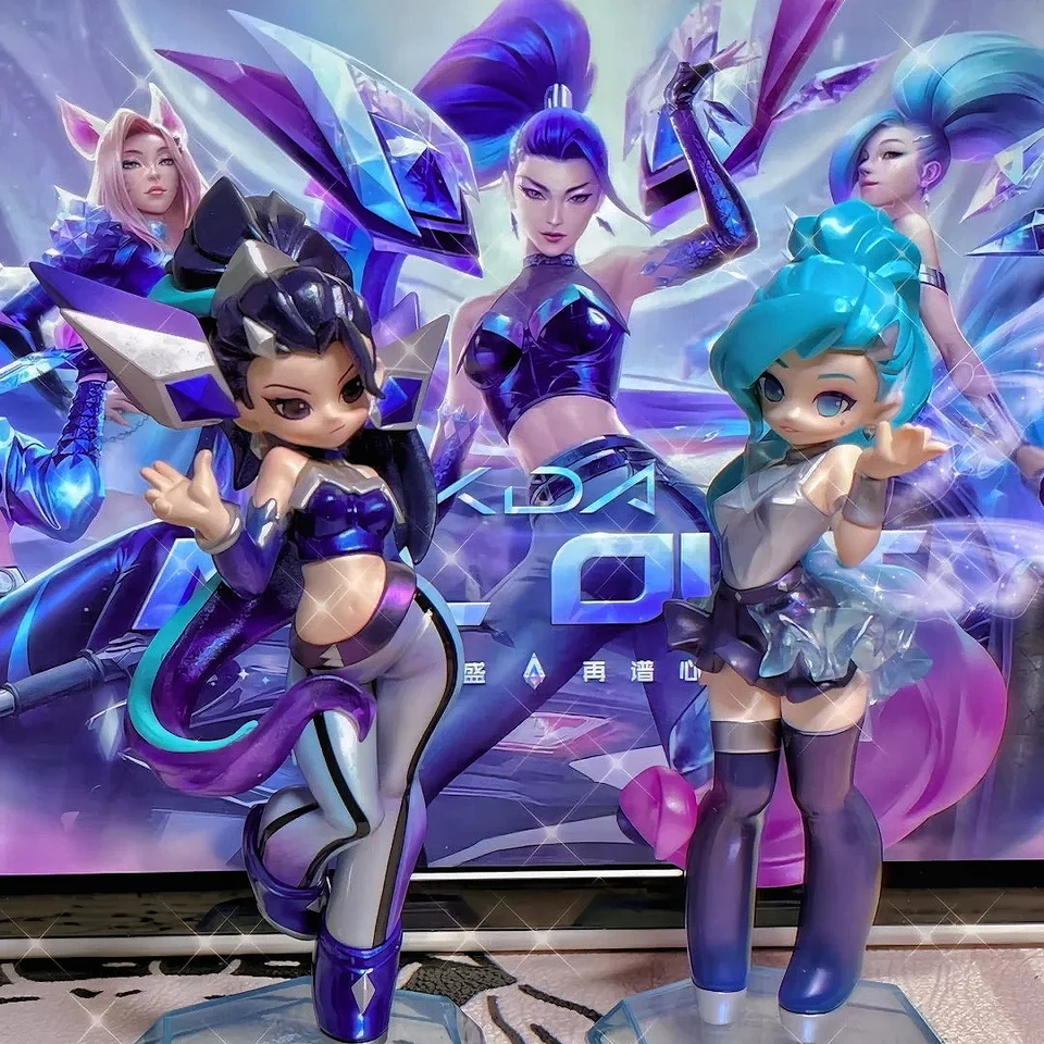 Nový produkt Originál K/DA All Out League of Legends Series Blind Box Ali Kasha ručne vyrobený stolný počítač Vynikajúci ozdobný darček