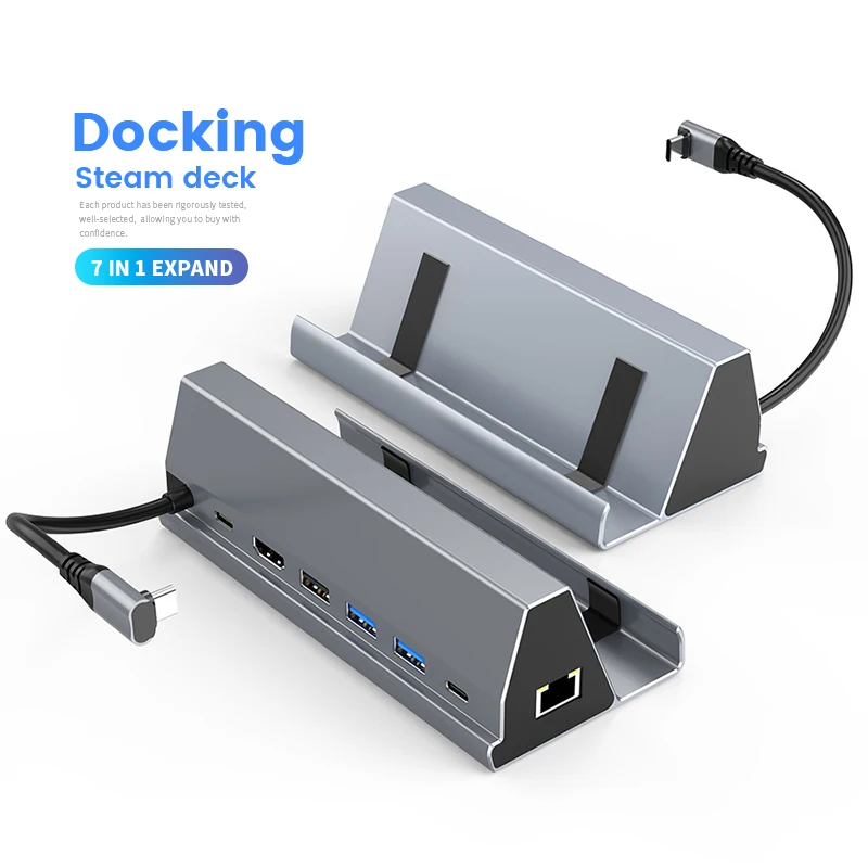 Nový produktový výbuch multifunkcie Ugreen 7-v-1 USB C Hub 4K 60 Hz LAN USB 3.0 TypC Hub Adapter RJ45 LAN Port