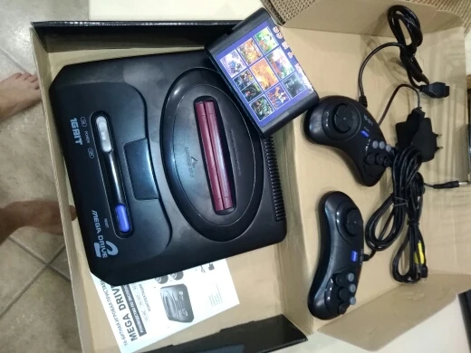 Nový príchod 16 bitov pre SEGA MD 2 Video Game Console pre originálnu kazetu SEGA Voliteľné 138 v 1 196 v 1 klasickej hre