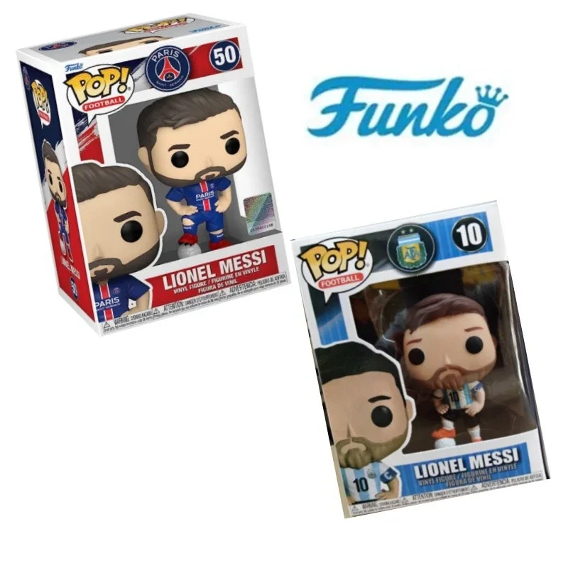 Nový príchod Funko pop futbalové hviezdy Lionel Messi #10 Lionel Messi #50 Vinyl Action Fig Collection Model Toy Gift