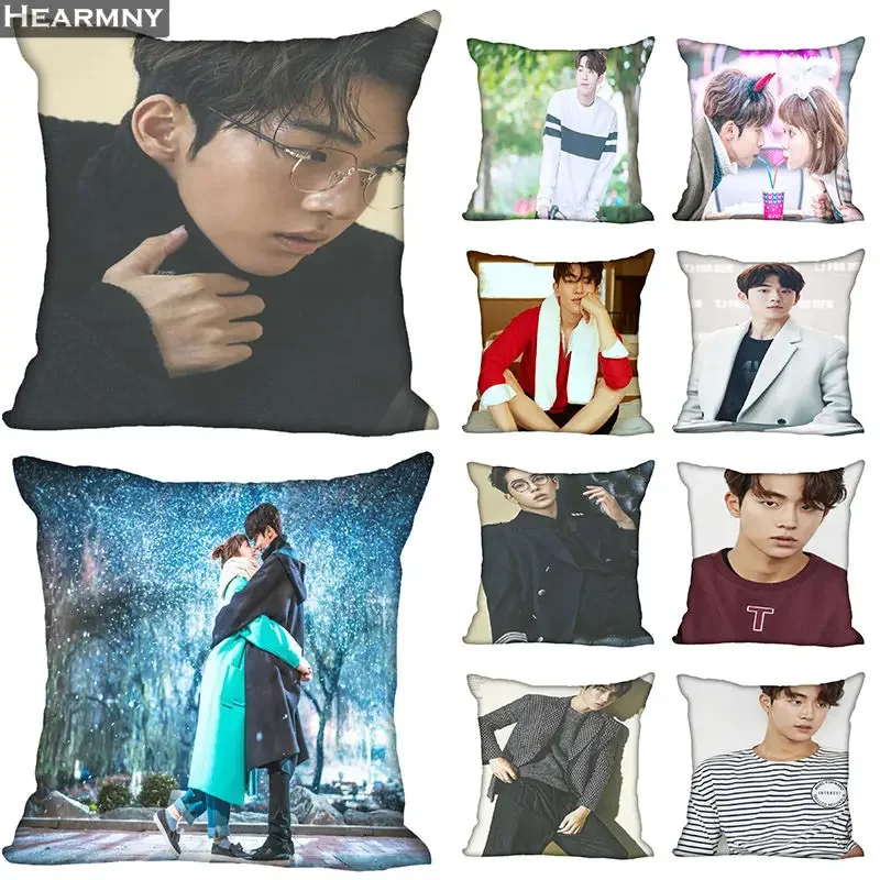 Nový príchod Nam Joo Hyuk vankúš Kryt spálňa Domáca kancelária Dekoratívne vankúšový skrine štvorcový vankúš vankúš Satin Soft No Fade